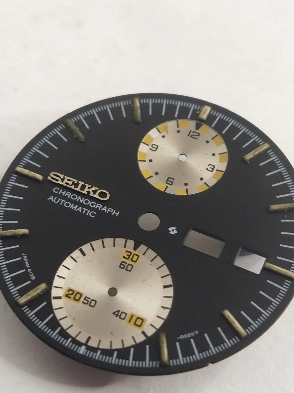 Original Seiko Dial Cal/ 6138 -0020T/With hands /used /