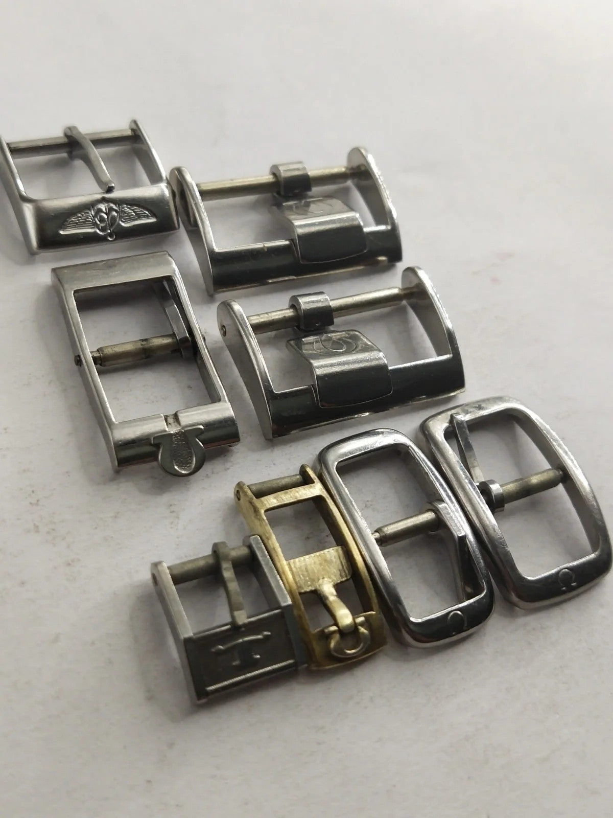 Original VINTAGE Buckle different size Different brand / 8 pieces /