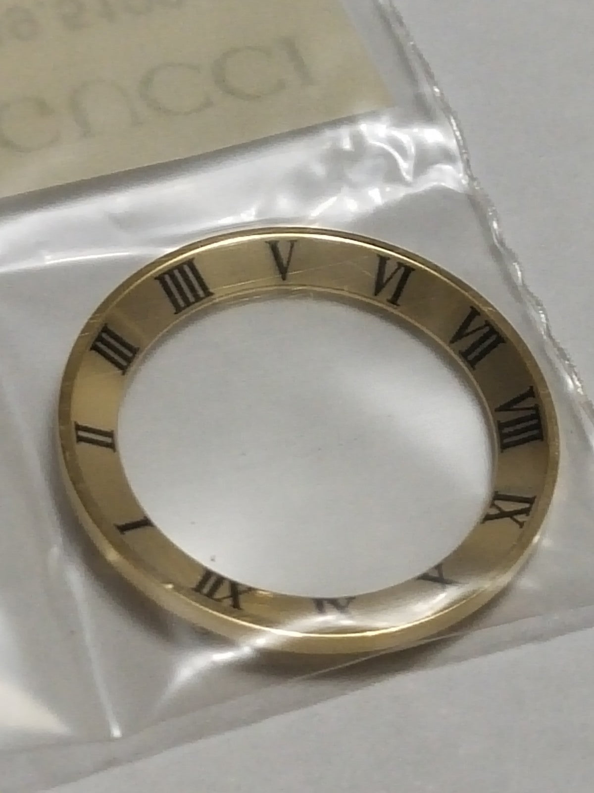 GUCCI Original / Insert Bezel/ Part No. 049.5100.2/5100L/ Gold color 