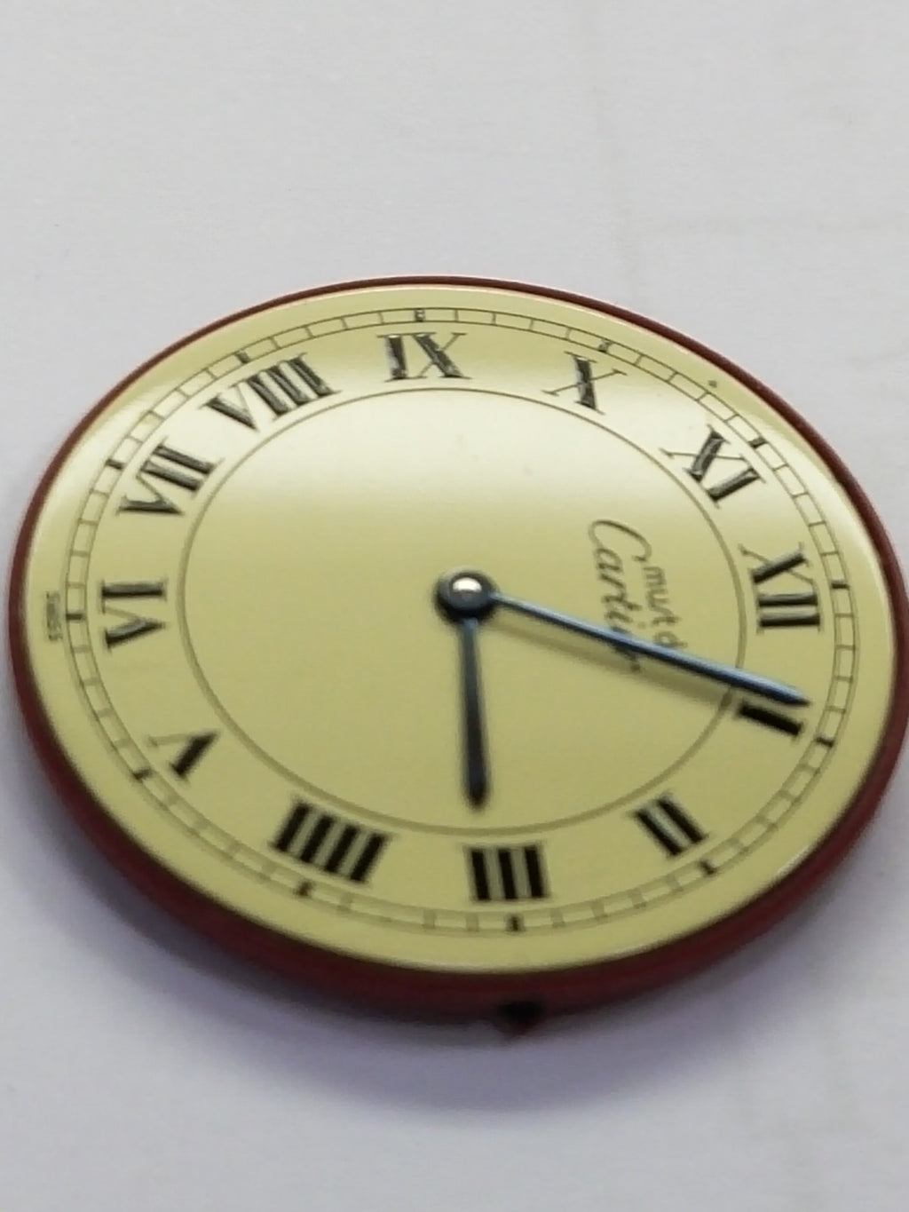 Cartier / 21 Dial with hands with frame Dial and movement /used 