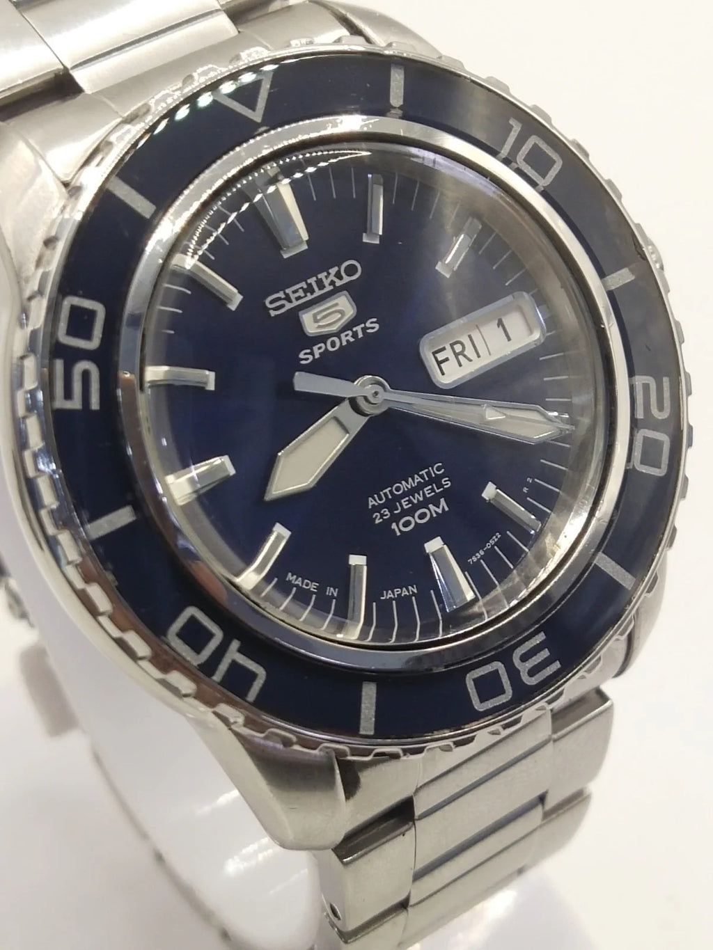 SEIKO 5 SPROTS7S36-04NO 23J 100MAT Men's From JAPAN X486 JDM / dark blu /