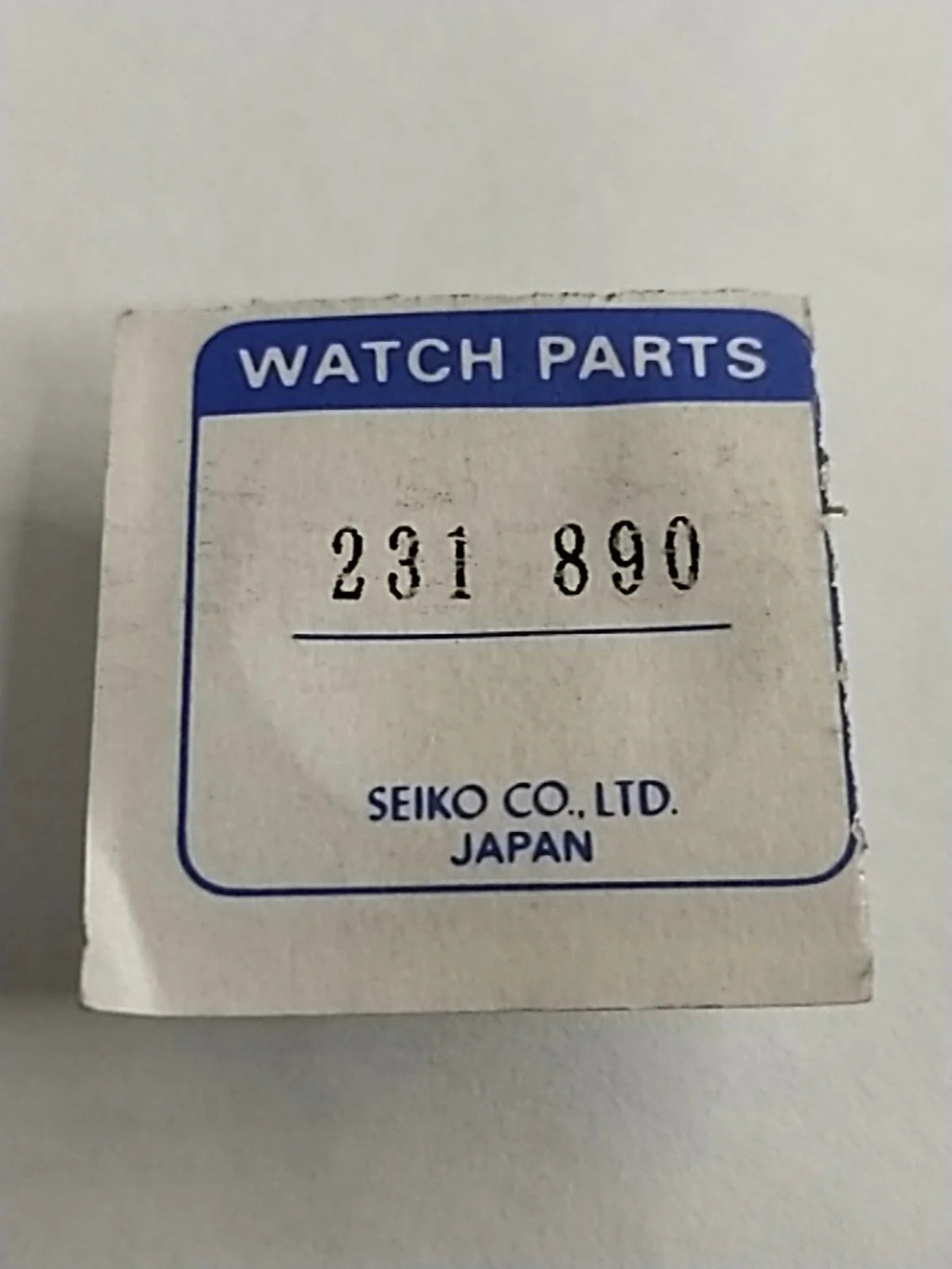 NOS Seiko Parts 231 890