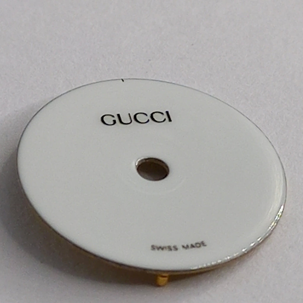 GUCCI Original /  Dail / Part No. 051.A175/ Color  WHITE