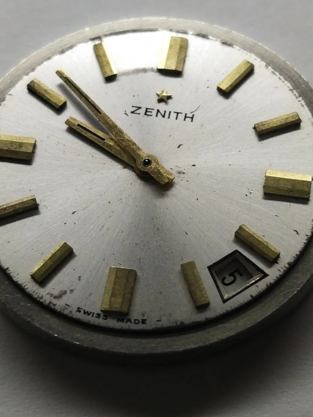 Zenith Manual /2523C/ Movement Used working With dial and hands