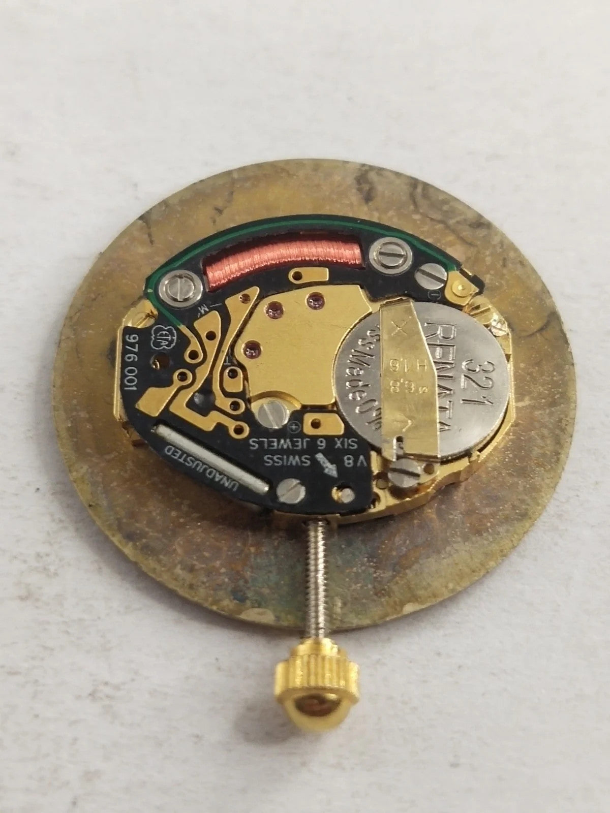 ETA movement with dial and hands /976 001/ Full work /used