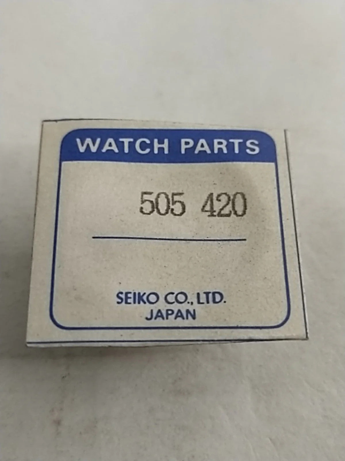 NOS Seiko Parts 505 420 / transmission wheel