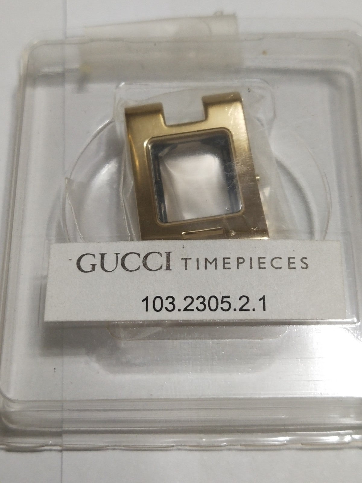 GUCCI Original / Complete Case/ Part No. 103.2305.2.1/ 2305L Gold color 
