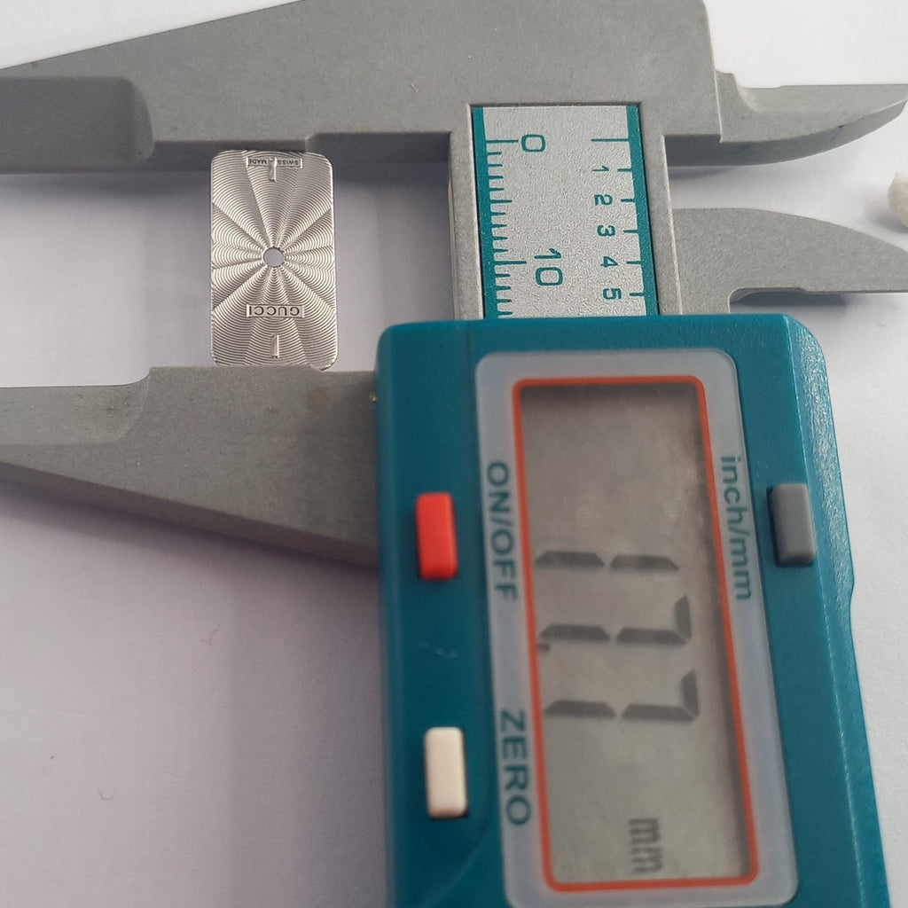 GUCCI Original/Dail CADRAN ACIER GUILLOCHE 3905L /Part. 051.A410.4 C.SILVER