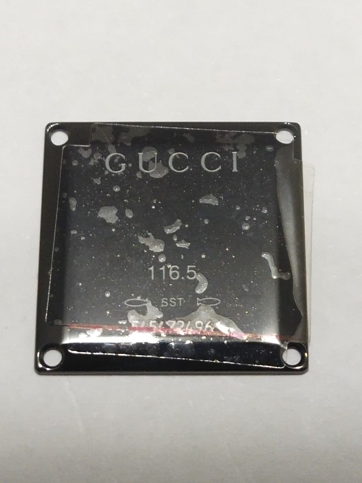 GUCCI Original /  Case Back/Black color  Part No. YDA41062