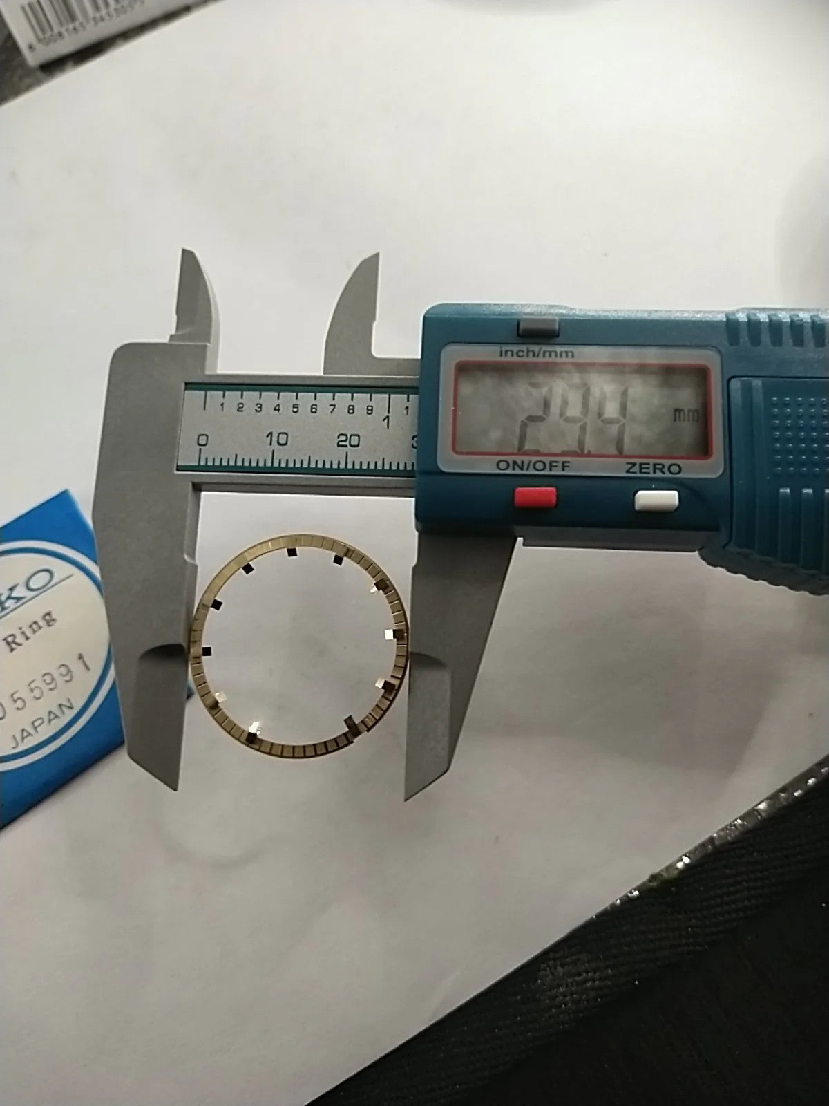 NOS Seiko Dial Ring golden color Part . 83055991