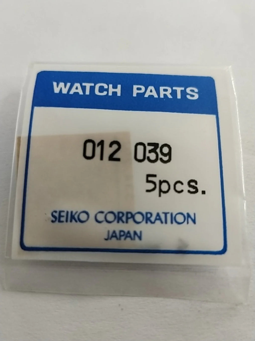ORIGINAL SEIKO PARTS / Part . 012 039 / 5 screws