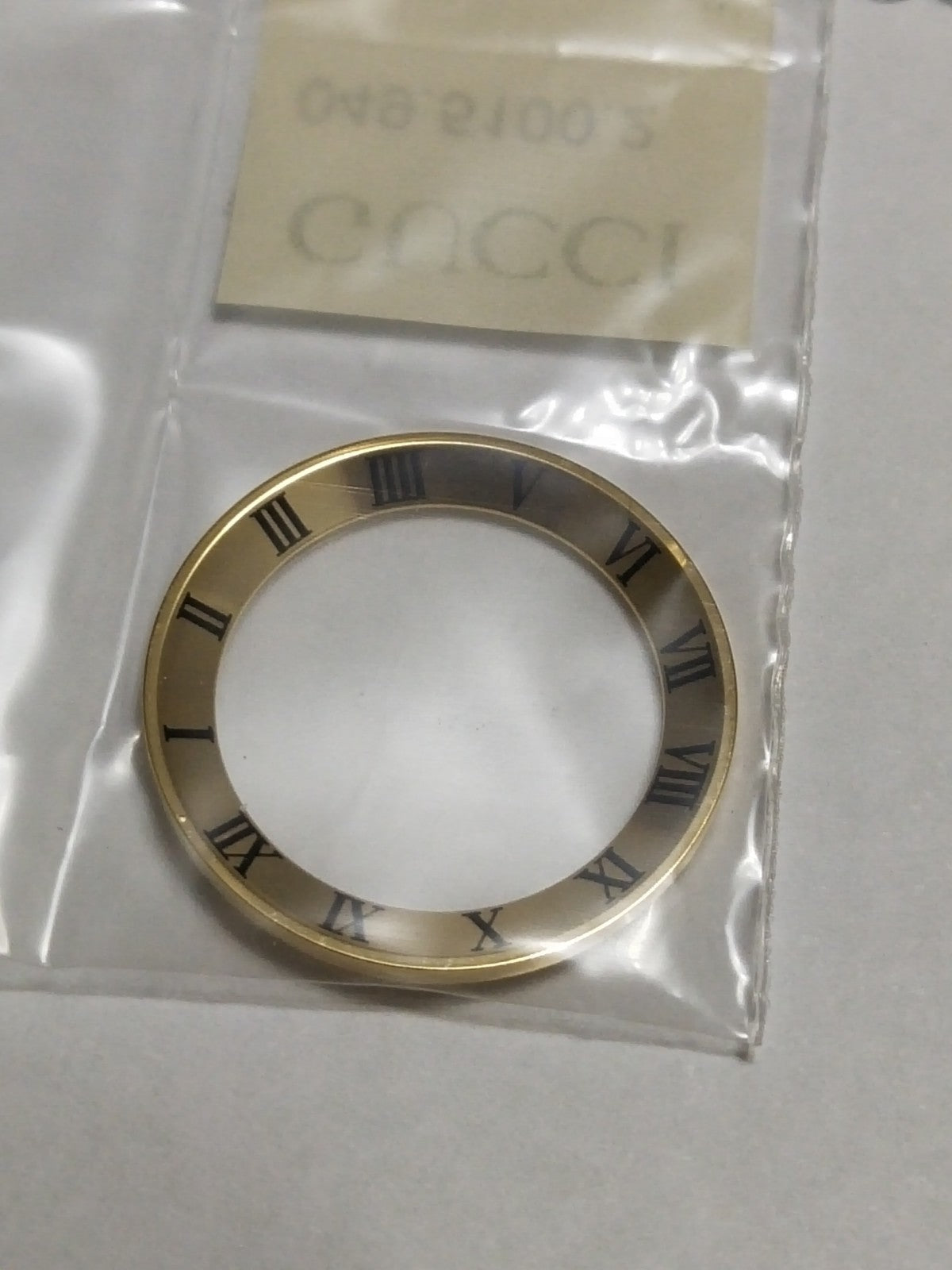 GUCCI Original / Insert Bezel/ Part No. 049.5100.2/5100L/ Gold color 