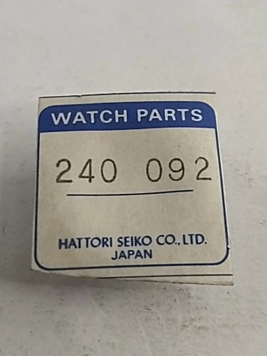 NOS Seiko Parts 240 092