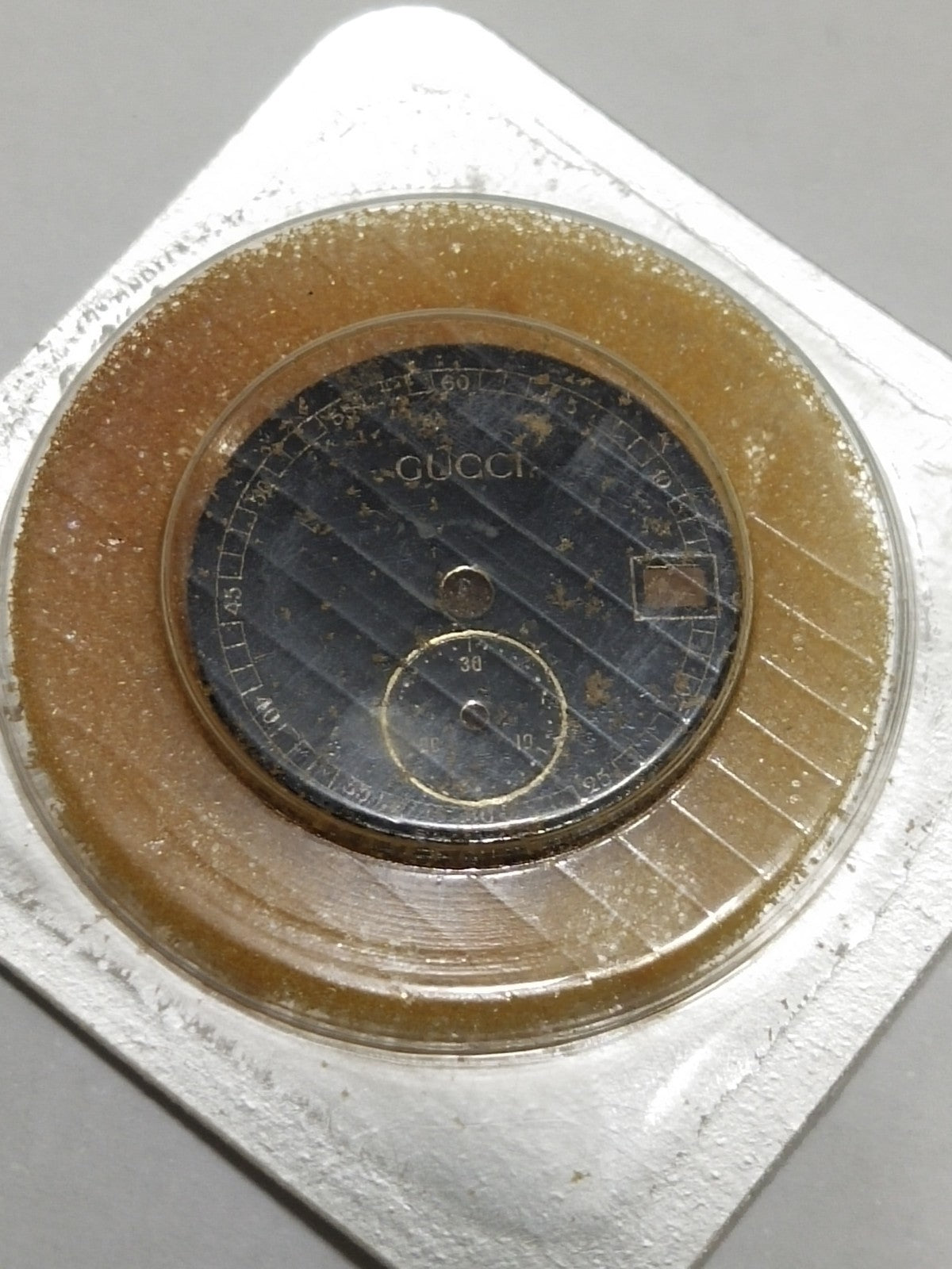 GUCCI Original / Dail / Part No. 051.163 / black color sealed package 