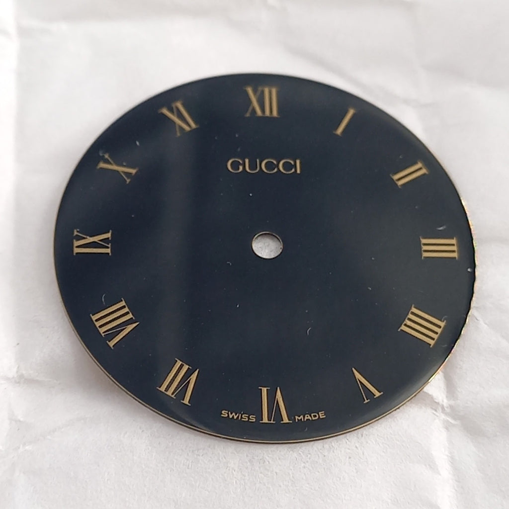 GUCCI Original /  Dail CADRAN NOIR 6500L /ACIER / Part No. 051A259/ Color  BLACK