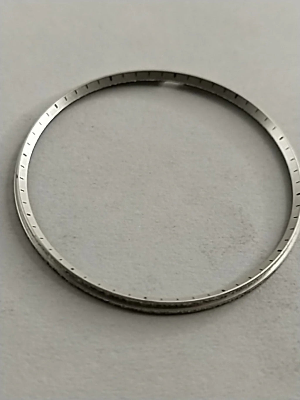 NOS Seiko Dial Ring silver color Part . 83071772