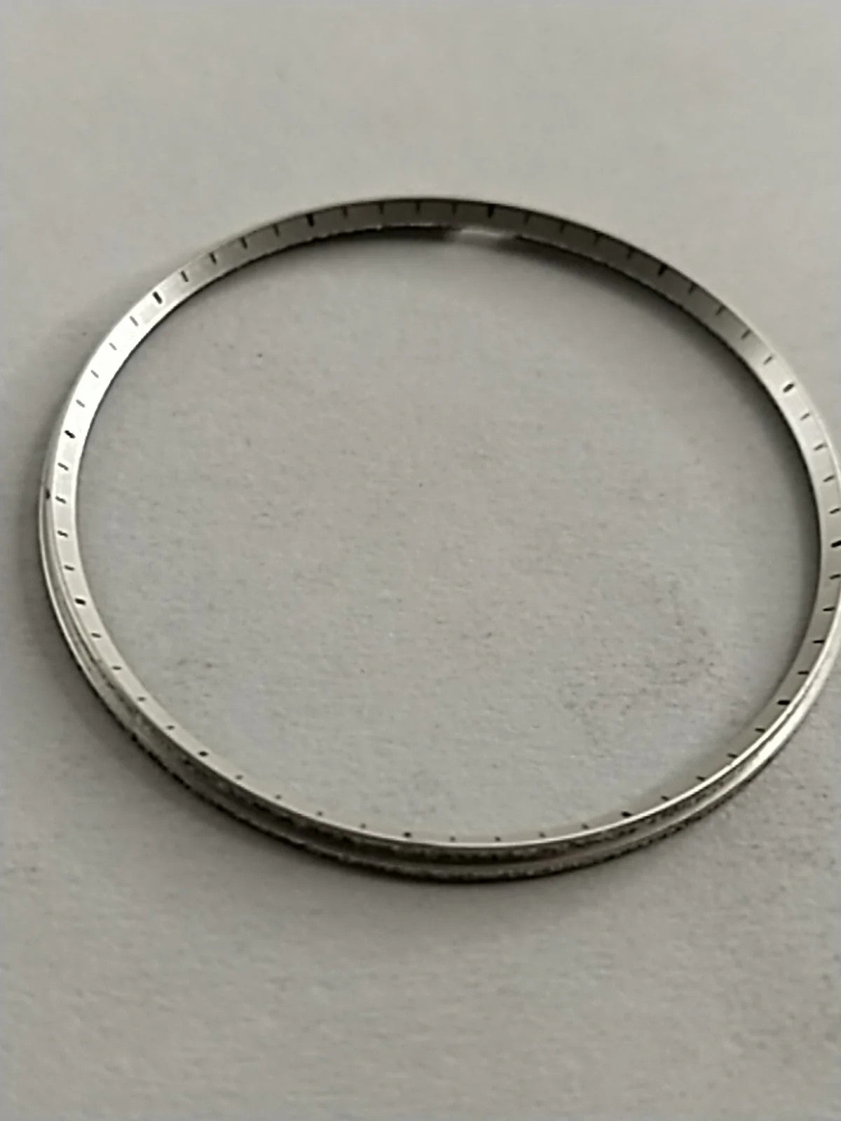 NOS Seiko Dial Ring silver color Part . 83071772