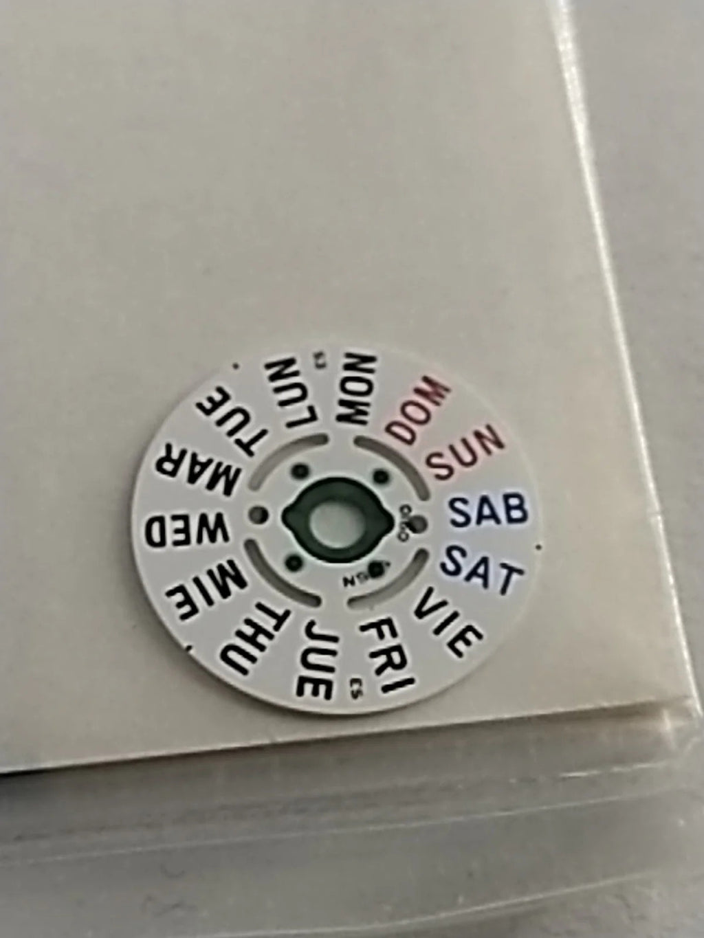 ORIGINAL SEIKO PARTS / Day Star Daial Disk / Part . 160 525