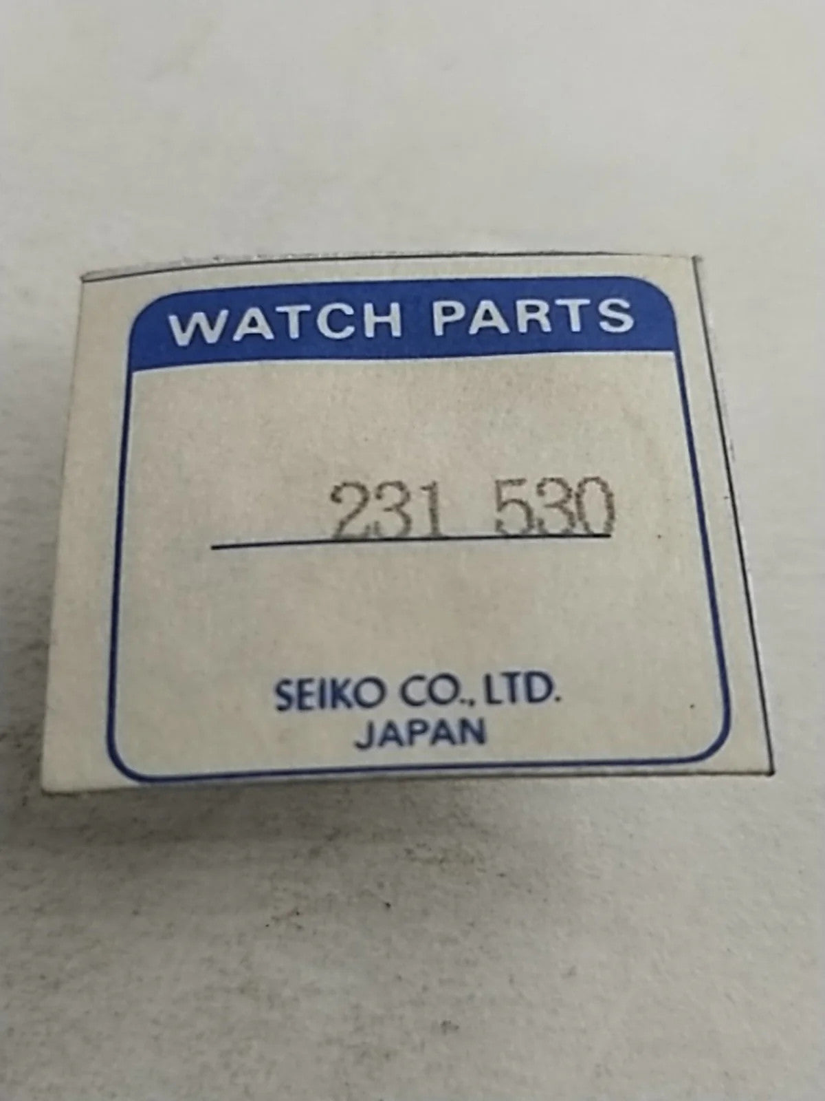 NOS Seiko Parts 231 530