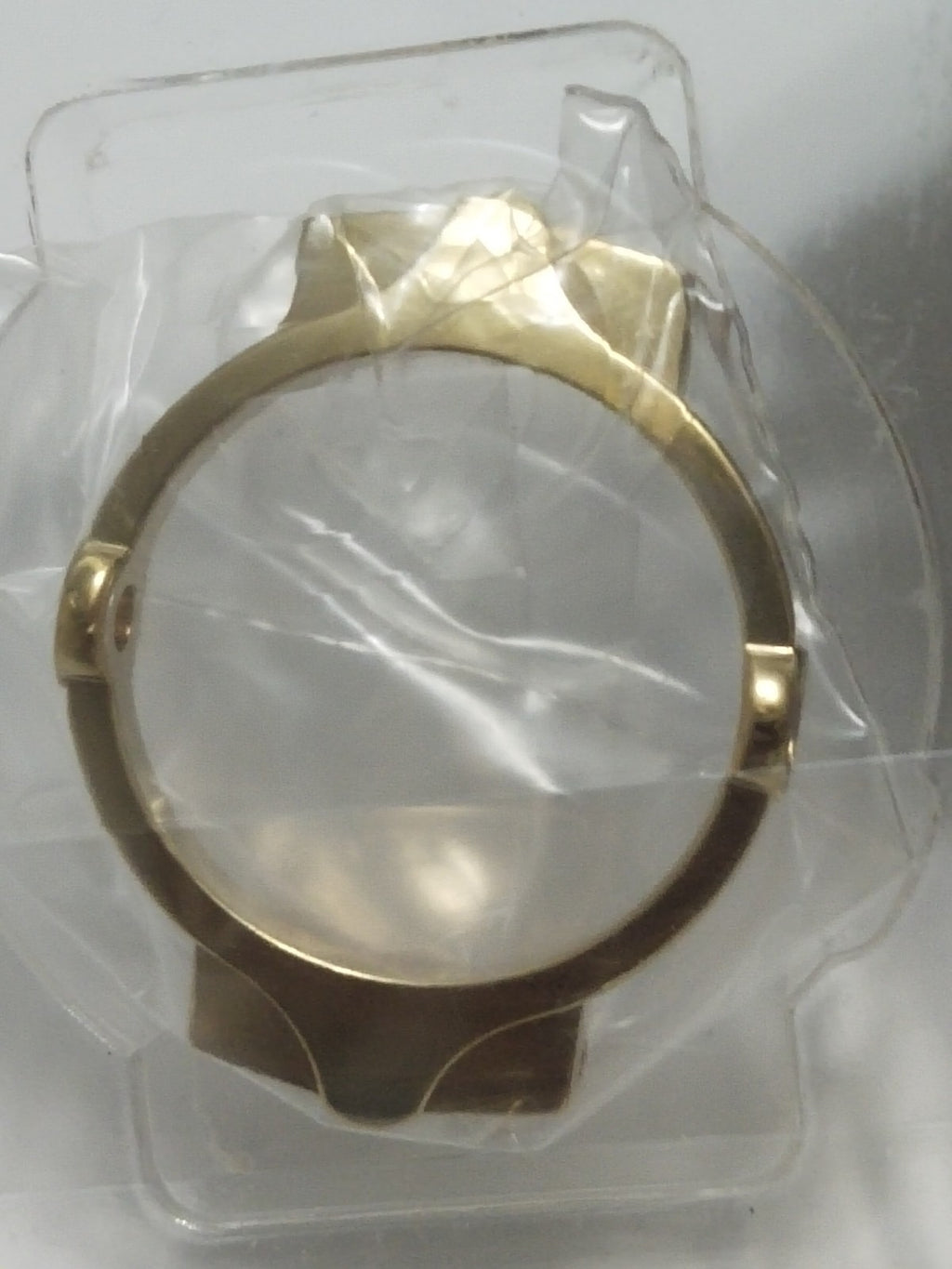 GUCCI Original / Complete Case/Without Crystal/Part No. 6600L/ Gold color 