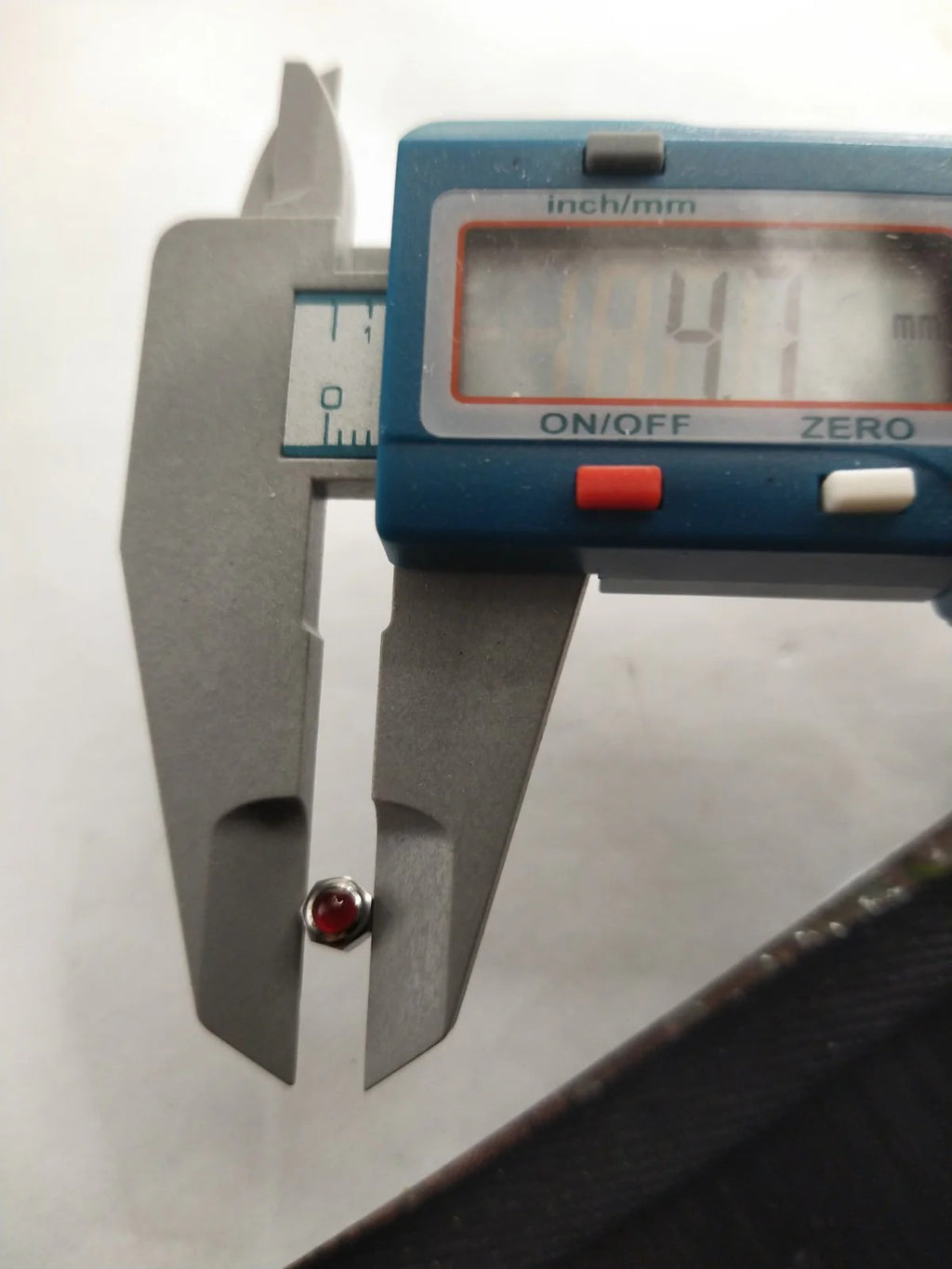 Original Cartier Stainless Steel Crown With Steam/ red ruby stone /Used /1ps