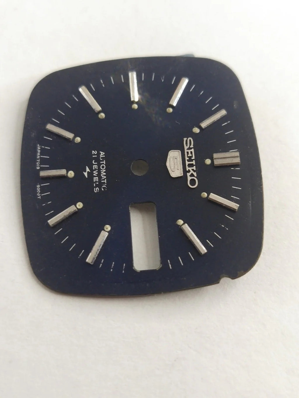 Original Seiko Dial 7019-5000T black color / used