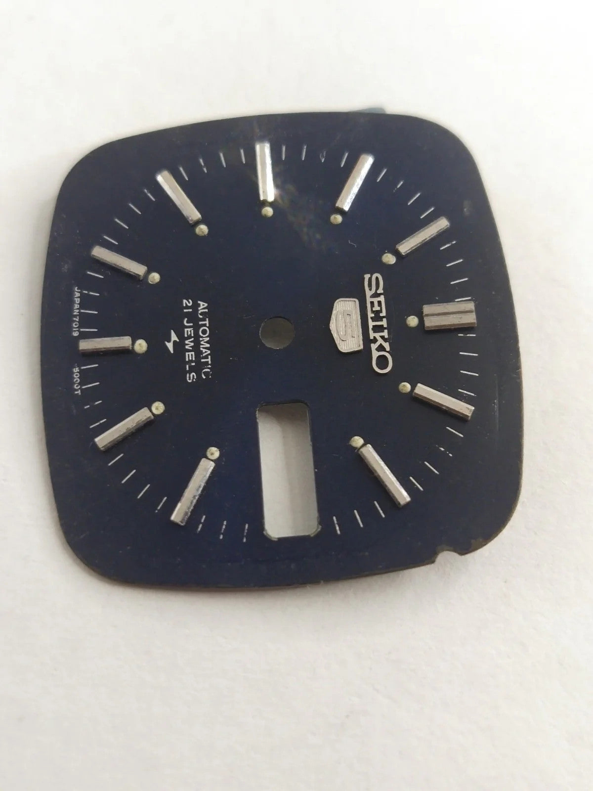 Original Seiko Dial 7019-5000T black color / used