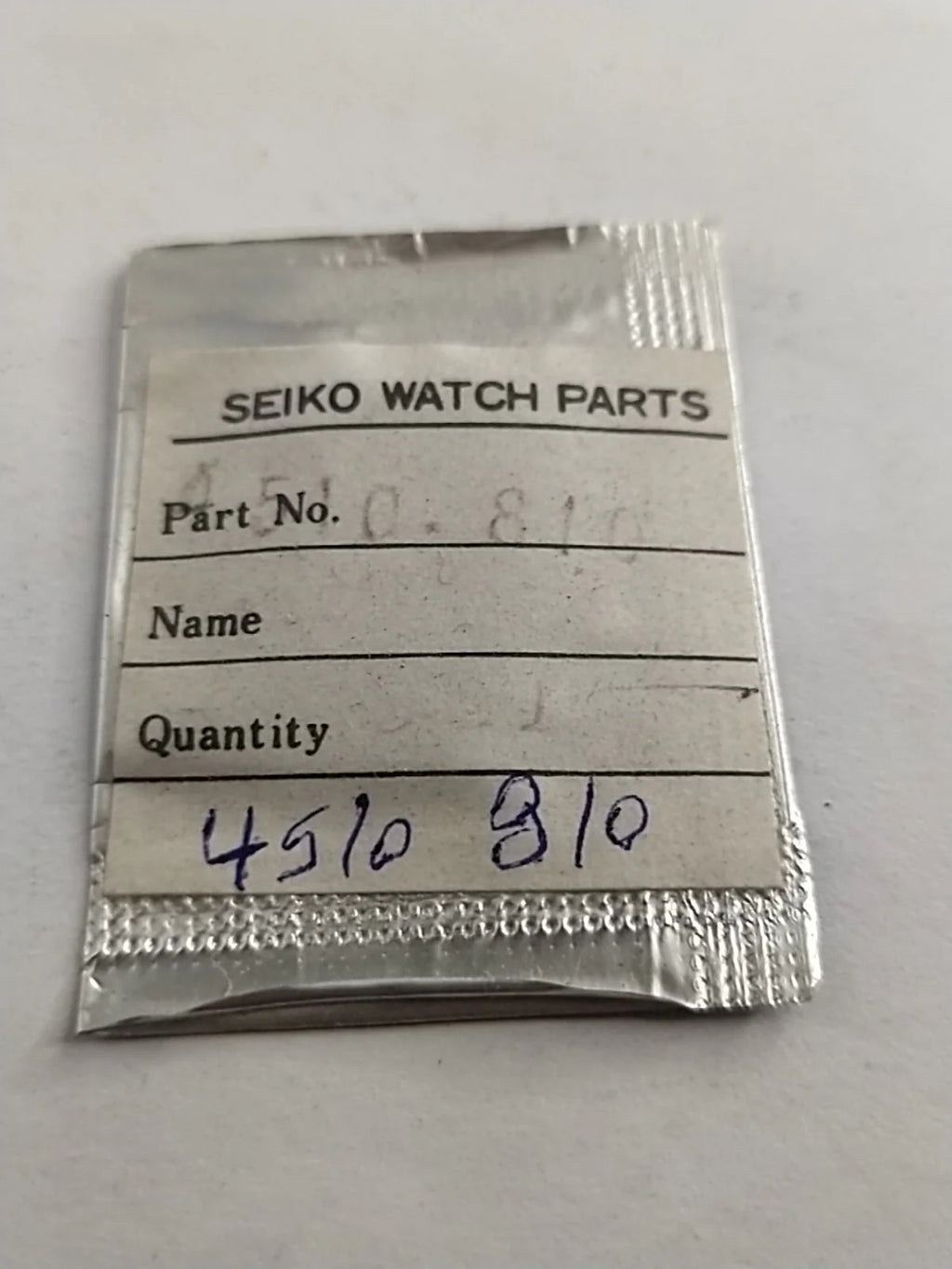 NOS Seiko 4510 810 Liquid Crystal Panel LCD Cal /Y729A/