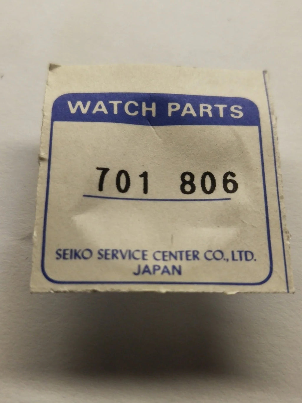 NOS SEIKO parts 701 806