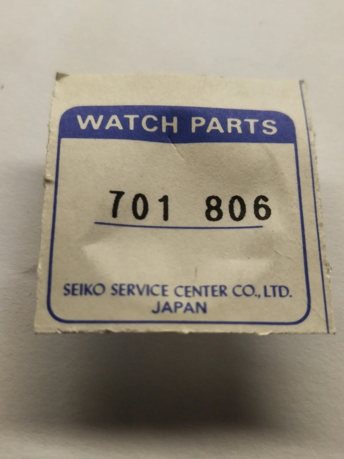 NOS SEIKO parts 701 806