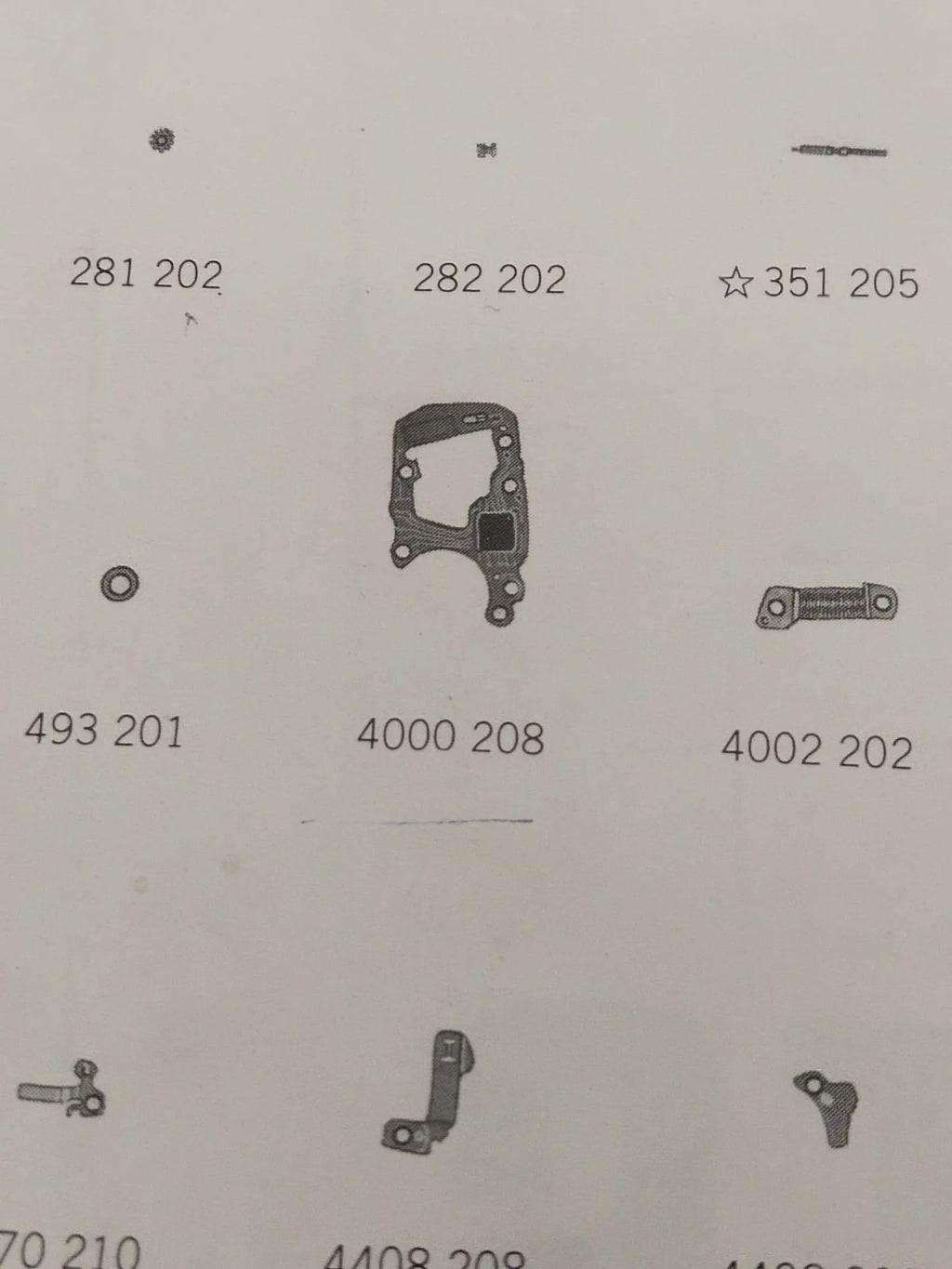 NOS Circuit Plock Seiko Cal . 2E20A / Part . 4000 208