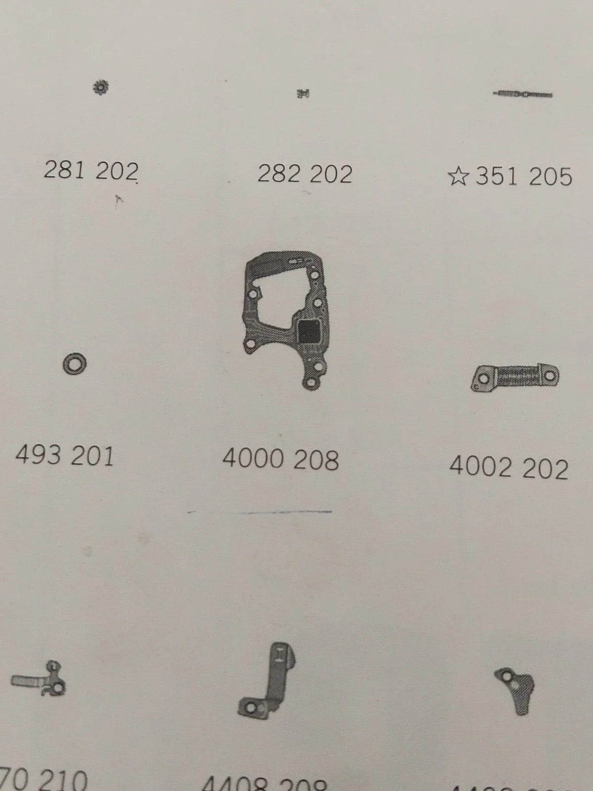 NOS Circuit Plock Seiko Cal . 2E20A / Part . 4000 208