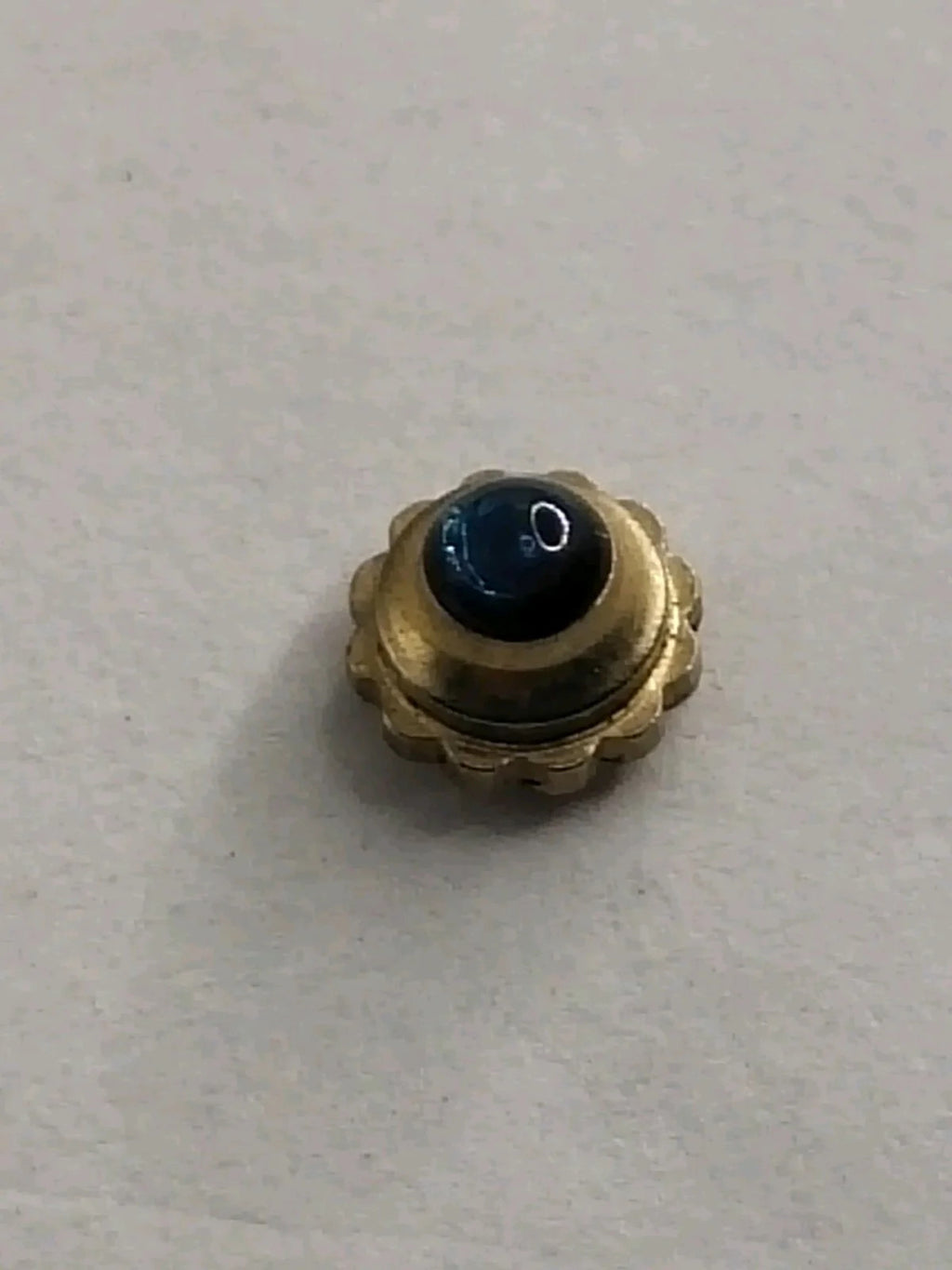 Original Cartier Crown With blue stone for Tank Must/4mm / used