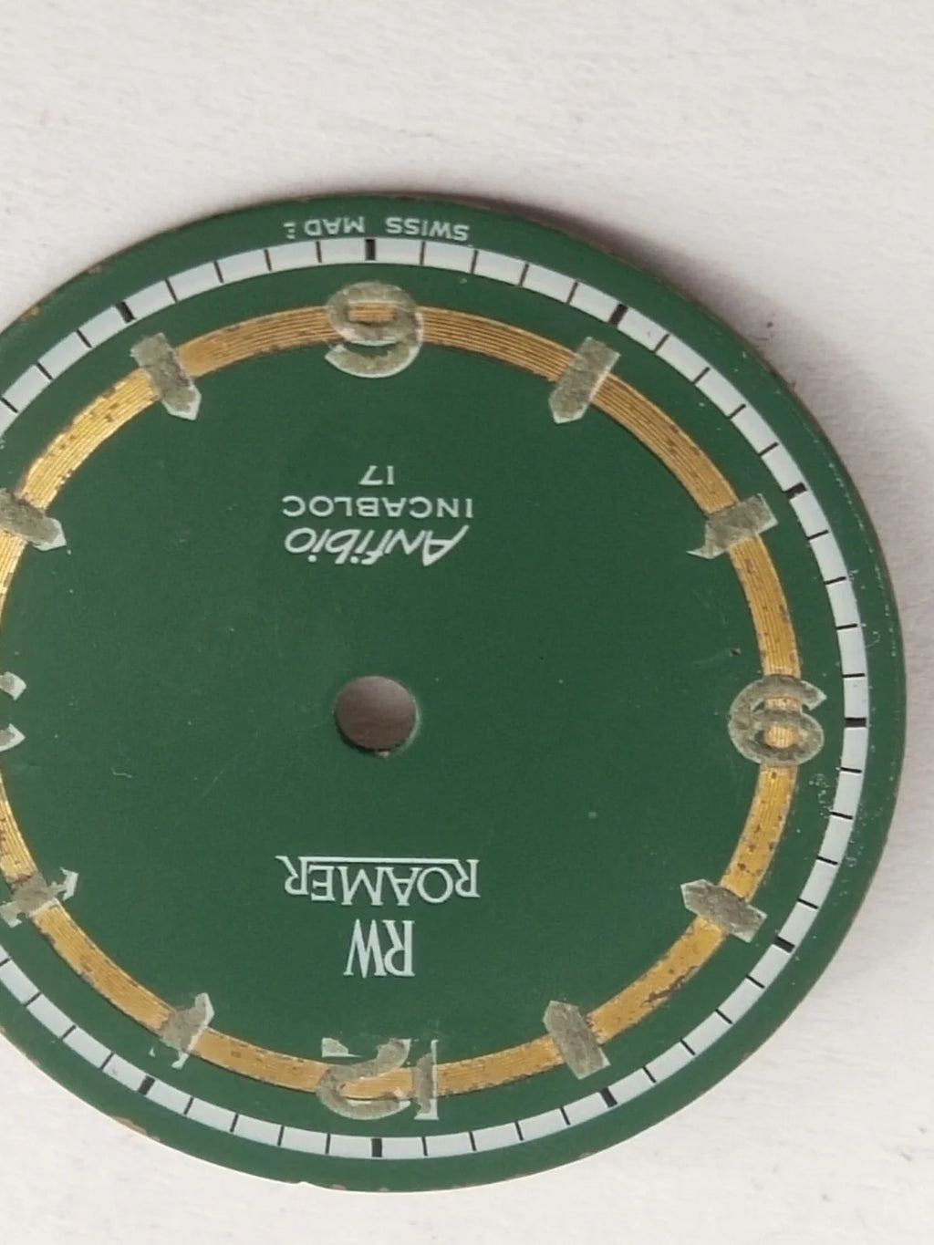 Original Dial / ROAMER/green color used