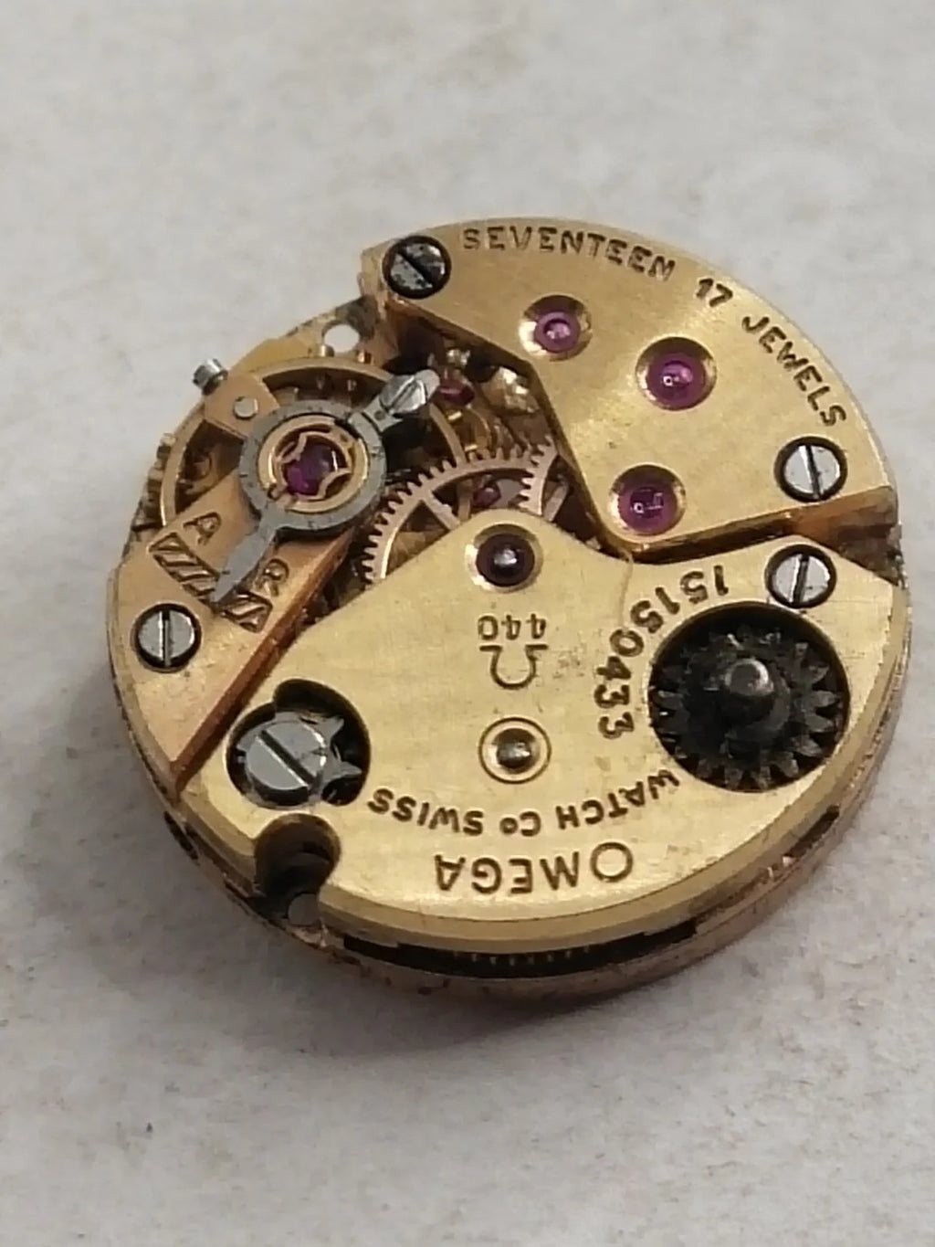 Omega 404 movement for spare parts / used / read description good