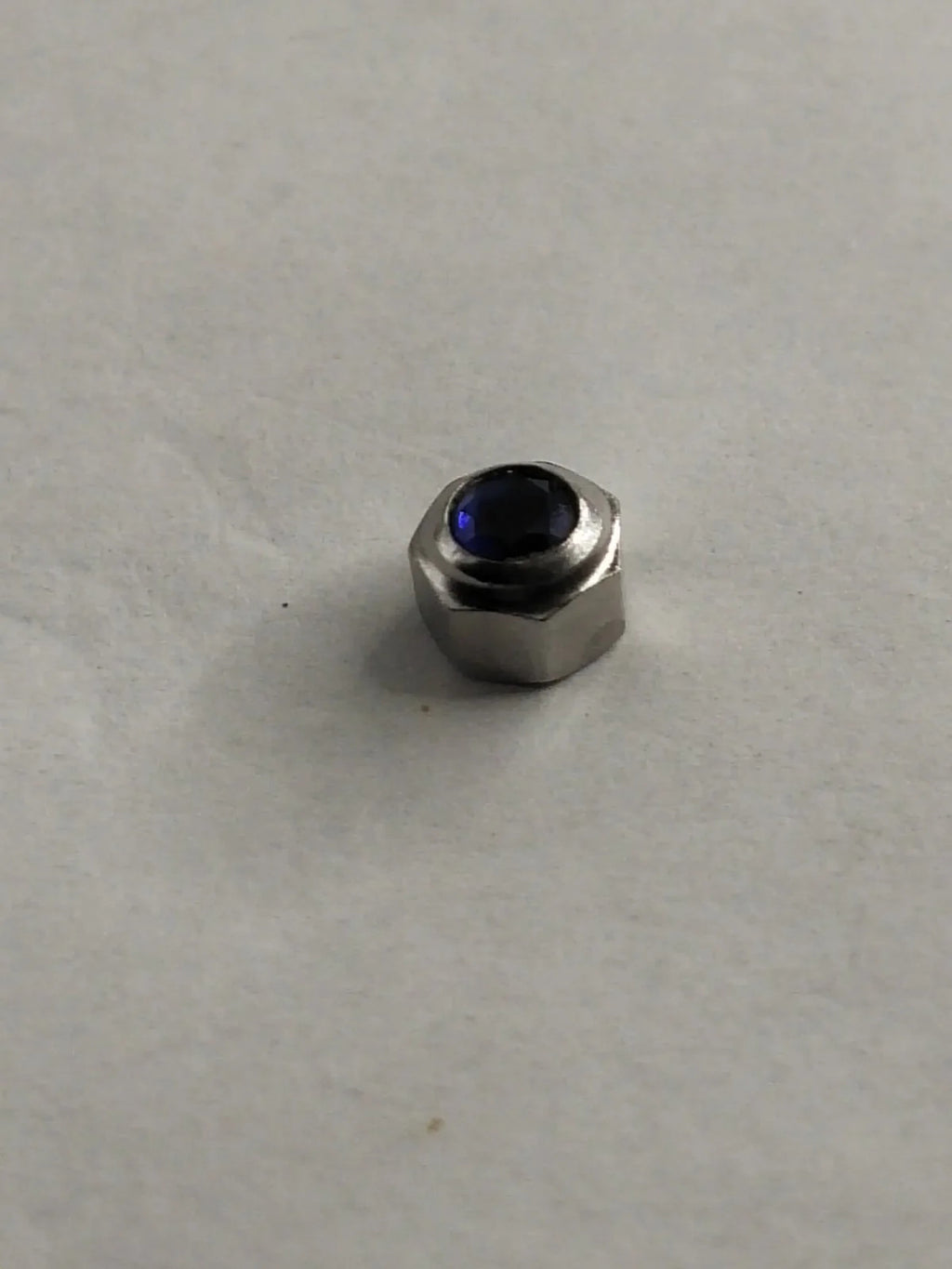 Original Cartier Santos Stainles Steel Crown/4.7 / dark blue stone/Used .....1ps