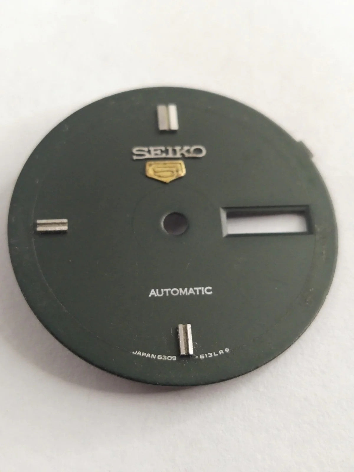 Original Seiko Dial 6309-613LR dark green color / used