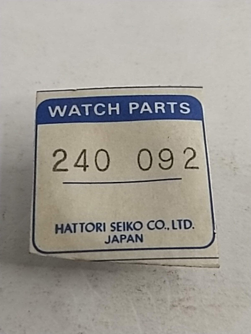 NOS Seiko Parts 240 092