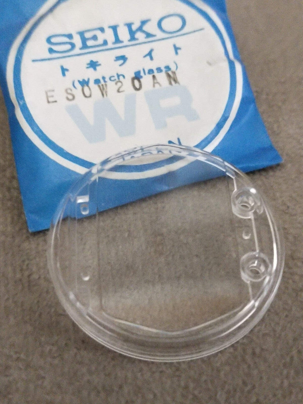 SEIKO GLASS LED Digital watch Acrylic ESOW20AN