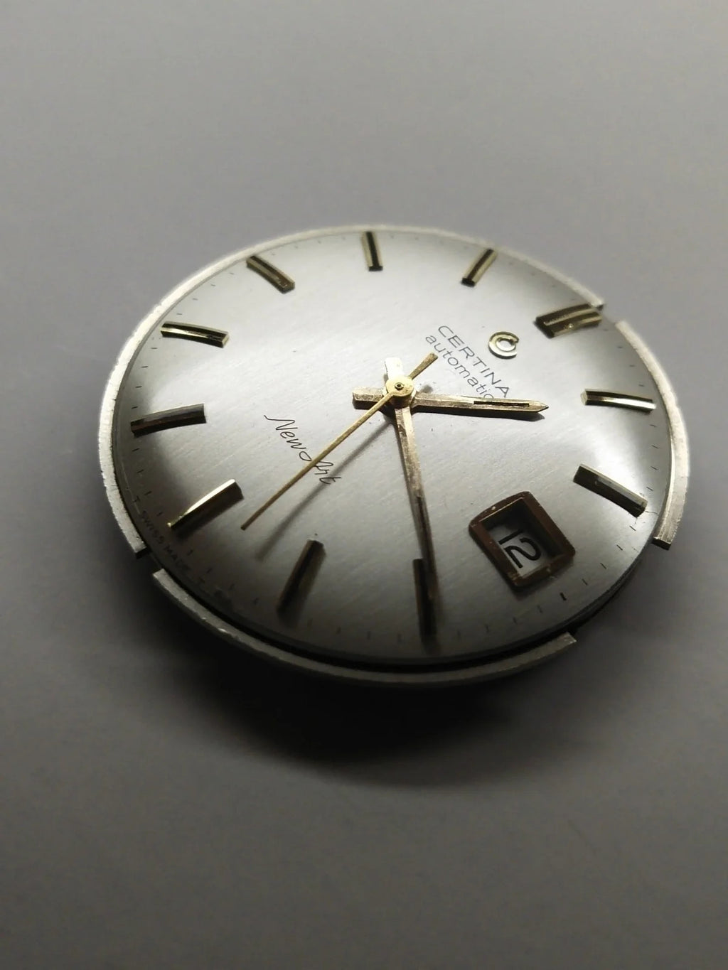 Certina 25-651 Movement with Dial, Hands and Crown / Good working condition/Use