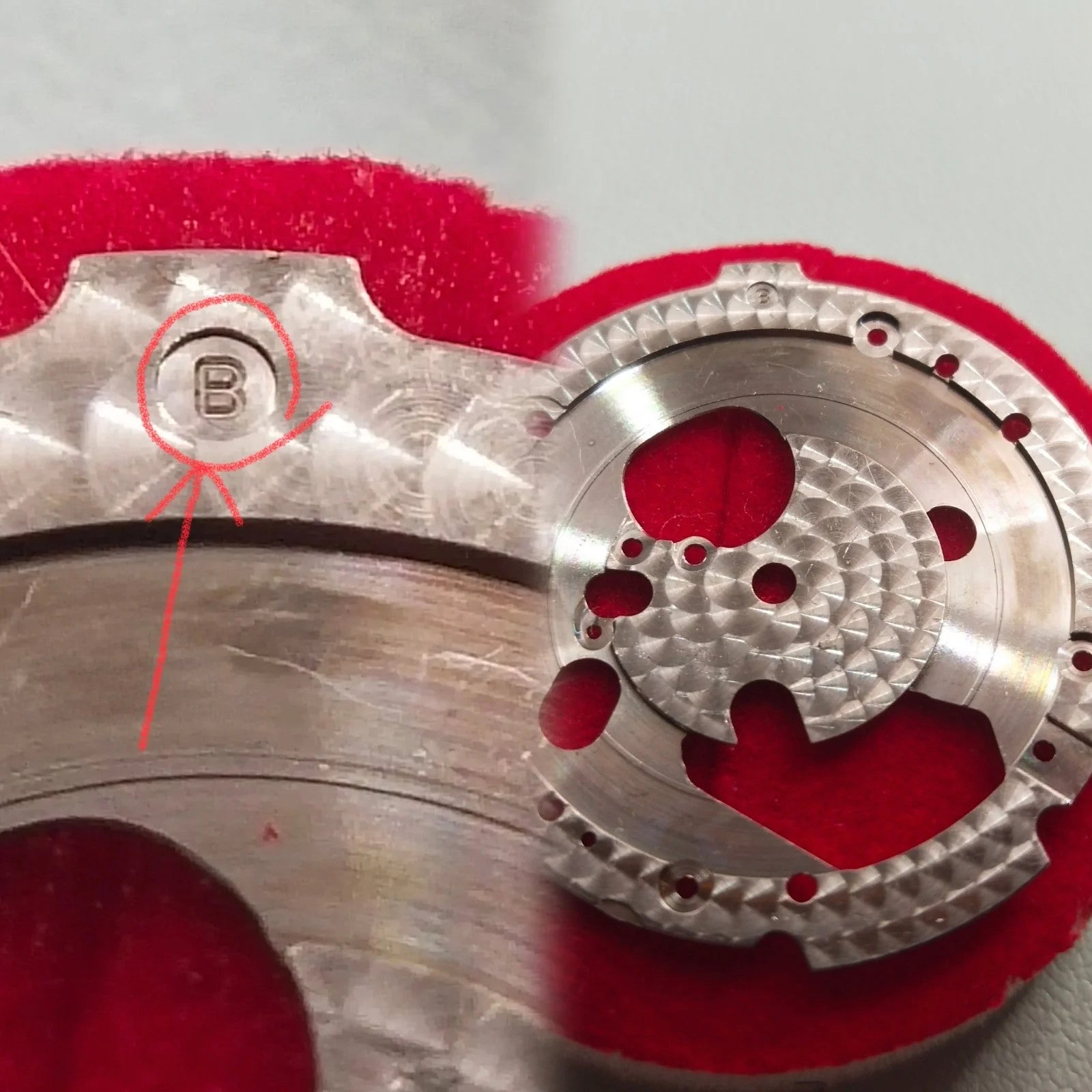 Rolex 3235/3255/3285 600 / Date indicator Siting/code B /Genuine parts