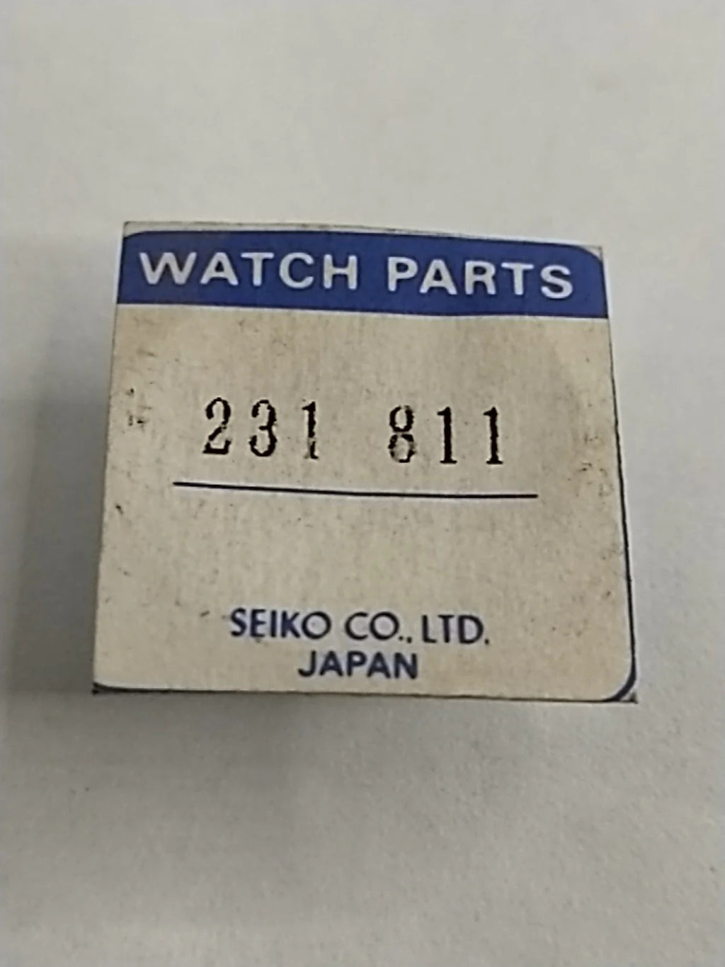 NOS Seiko Parts 231 811