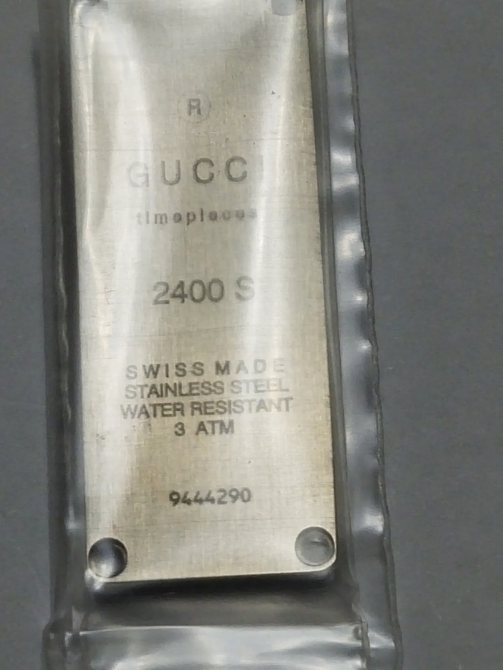 GUCCI Original /  Case Back/ Part No. 152.2400.0S