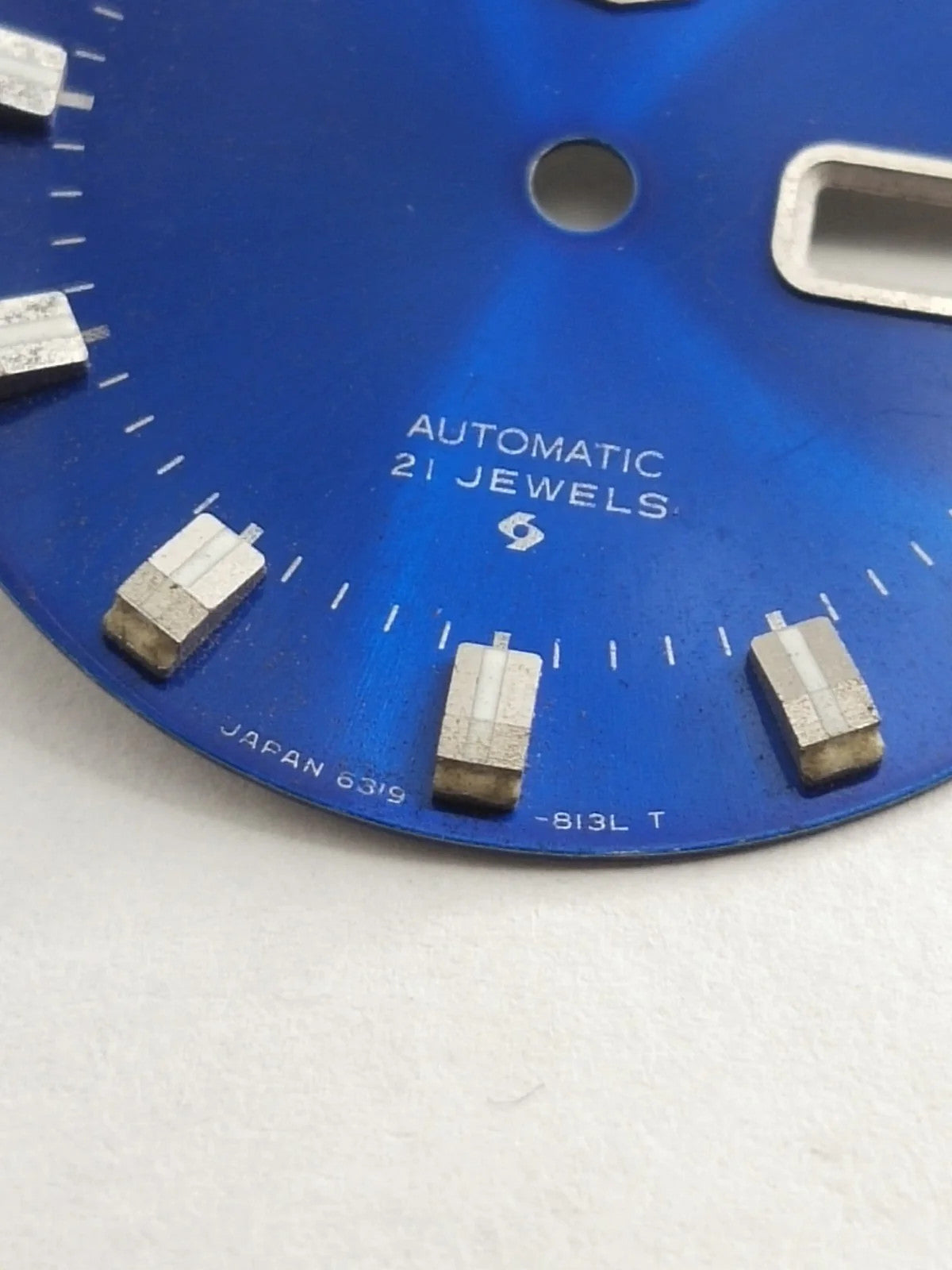 Original Seiko 5 Dial 6319-813LT light blue / used