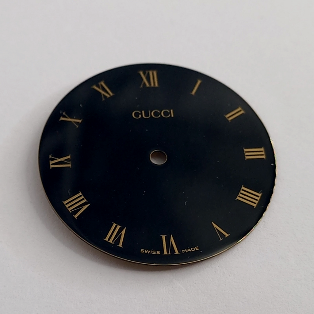 GUCCI Original /  Dail / Part No. 051.143.1/ Color  BLACK