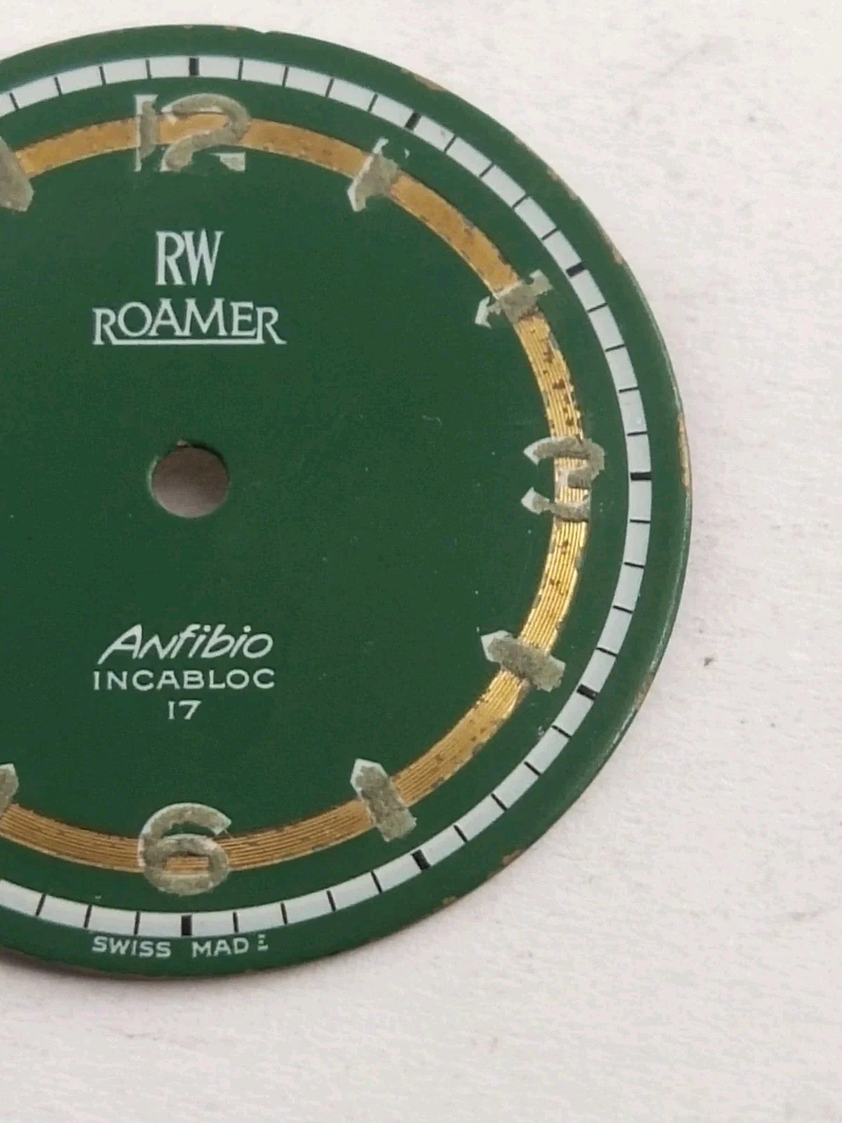 Original Dial / ROAMER/green color used