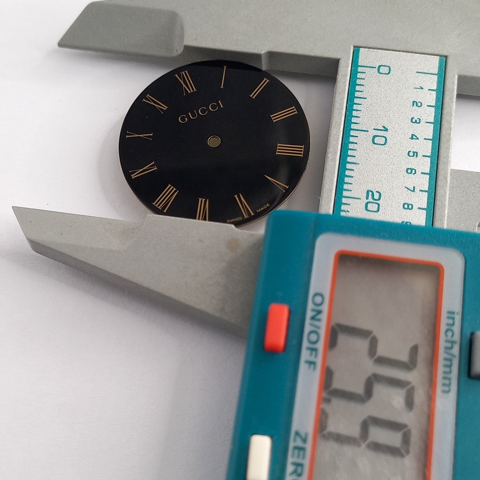 GUCCI Original / Dail  / Part No. 051.023.1/ black color 