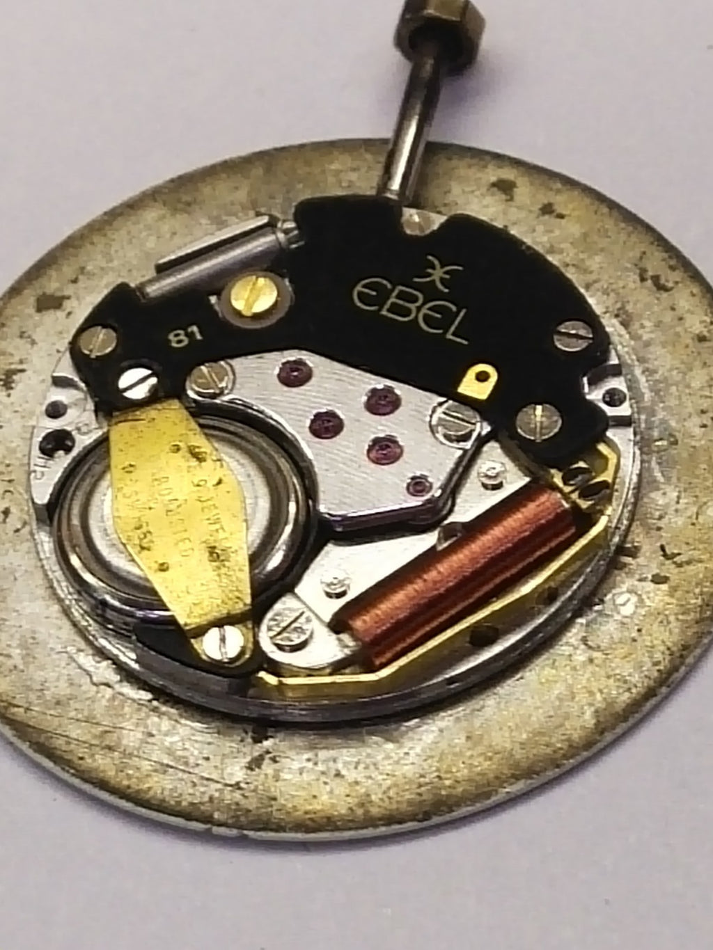 Carter/ EBEL /Movement 81 with dial with hands with  crown ... used / Full work 