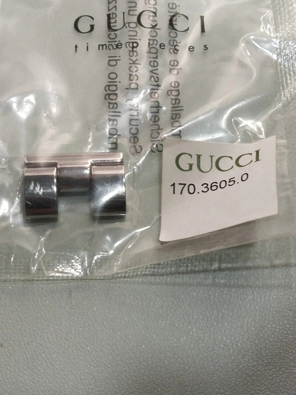 GUCCI Original / Link End Piece / Part No. 170.3605.0 / 17m.m