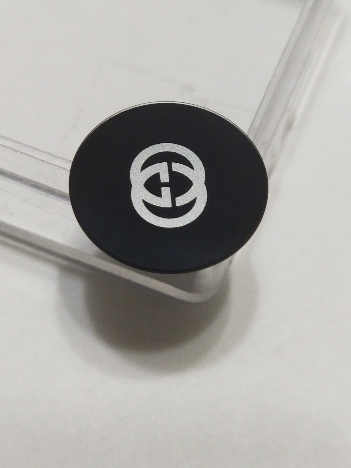 GUCCI Original /Glass for   Case Back / Part No. 153.015/ black  color 